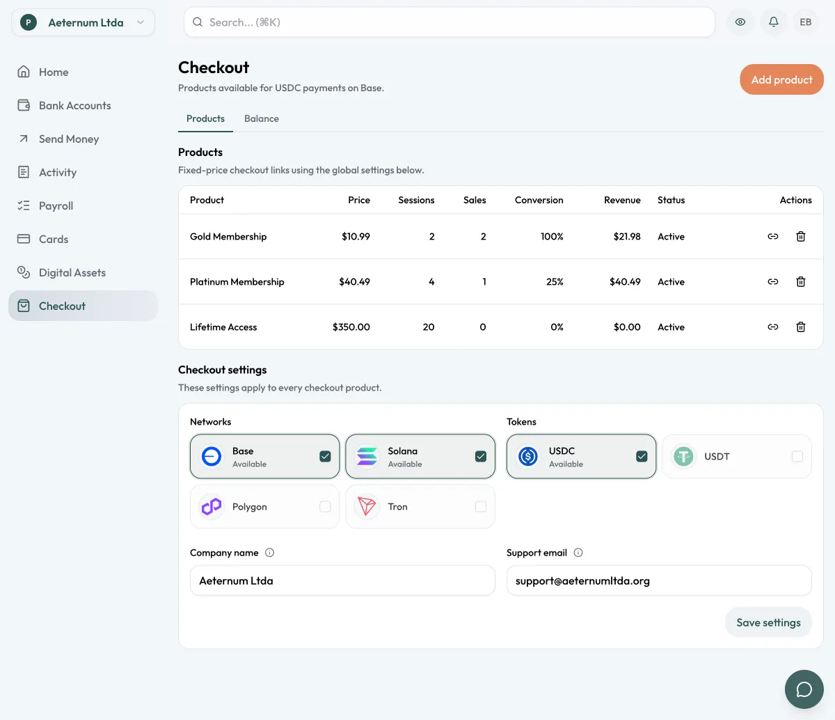 Get paid with payment links
