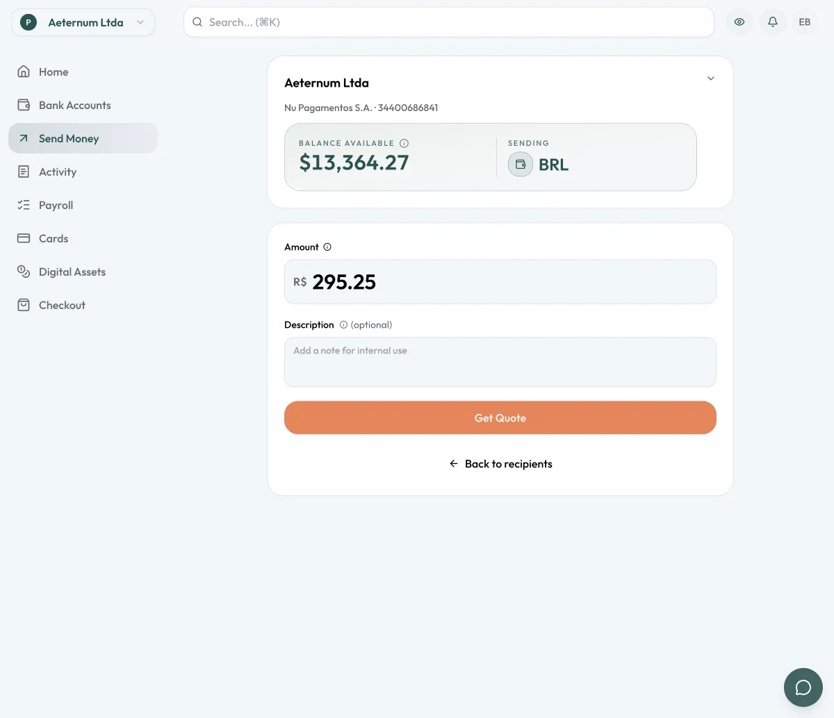 A locked quote before every payment